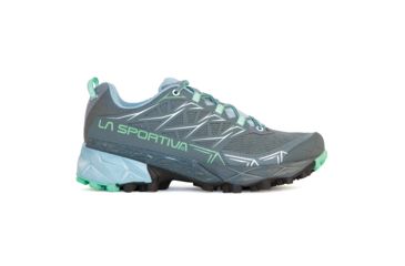Image of La Sportiva Akyra Trail Running Shoe - Womens, Slate/Jade Green, 42, 36E-903704-42
