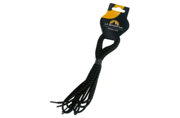 Image of La Sportiva Approach Shoe Laces, BLACK/YELLOW, 173, 39P-BY-173