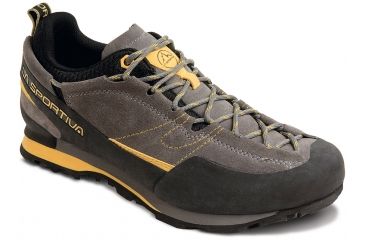 Image of La Sportiva Boulder X Approach Shoe - Men's-Gray/Yellow-45