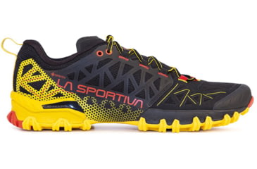 Image of USED La Sportiva Bushido II GTX Running Shoes - Men's, Black/Yellow, 43.5, Medium, 46Y-999100-43.5, EDEMO1
