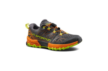 Image of La Sportiva Bushido II Jr Shoes - Kids, Carbon/Hawaiian Sun, 30, 56L-900208-30