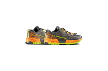 Image of La Sportiva Bushido II Jr Shoes - Kids, Carbon/Hawaiian Sun, 30, 56L-900208-30