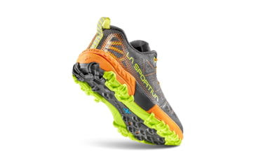 Image of La Sportiva Bushido II Jr Shoes - Kids, Carbon/Hawaiian Sun, 30, 56L-900208-30