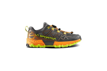 Image of La Sportiva Bushido II Jr Shoes - Kids, Carbon/Hawaiian Sun, 30, 56L-900208-30