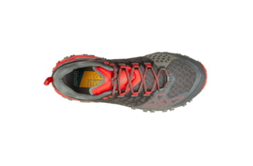 Image of La Sportiva Bushido II Running Shoes - Womens, Carbon/Hibiscus, 38, 36T-900402-38