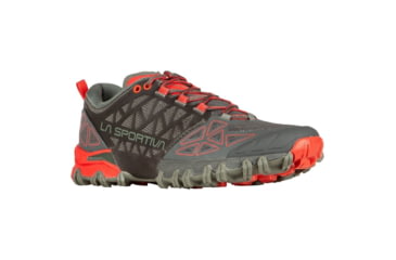 Image of La Sportiva Bushido II Running Shoes - Womens, Carbon/Hibiscus, 38, 36T-900402-38