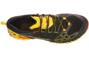 Image of La Sportiva Bushido II Trailrunning Shoes - Mens, Black/Yellow, 40.5, 36S-999100-40.5