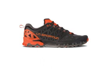 Image of La Sportiva Bushido II Trailrunning Shoes - Mens, Carbon/Tangerine, 38, 36S-900202-38