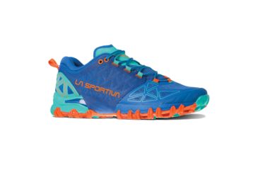 Image of La Sportiva Bushido II Trailrunning Shoes - Womens, Marine Blue/Aqua, 38, 36T-612615-38