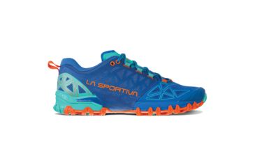 Image of La Sportiva Bushido II Trailrunning Shoes - Womens, Marine Blue/Aqua, 38, 36T-612615-38