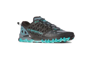 Image of La Sportiva Bushido II Trailrunning Shoes - Womens, Slate/Aqua, 38, 36T-903615-38