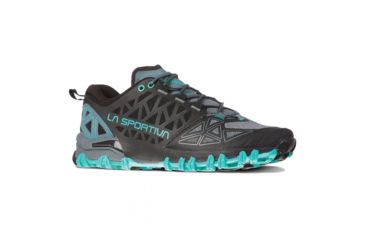 Image of La Sportiva Bushido II Trailrunning Shoes - Womens, Slate/Aqua, 36, 36T-903615-36