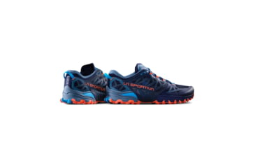 Image of La Sportiva Bushido III Road Running Shoes - Mens, Deep Sea/Cherry Tomato, 44.5, 56S-643322-44.5