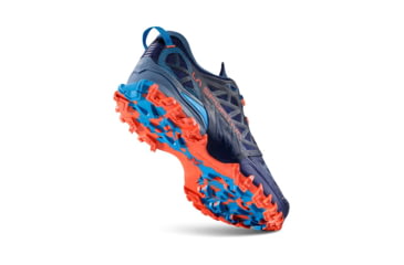 Image of La Sportiva Bushido III Road Running Shoes - Mens, Deep Sea/Cherry Tomato, 44.5, 56S-643322-44.5