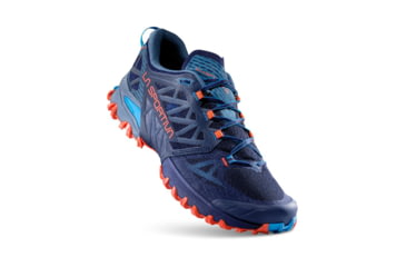 Image of La Sportiva Bushido III Road Running Shoes - Mens, Deep Sea/Cherry Tomato, 44.5, 56S-643322-44.5