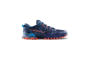Image of La Sportiva Bushido III Road Running Shoes - Mens, Deep Sea/Cherry Tomato, 44.5, 56S-643322-44.5
