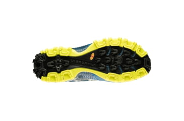 Image of La Sportiva Bushido Trail Running Shoe - Mens, Ocean/Sulphur, 46, 26K-606702-46