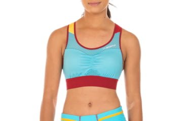 Image of La Sportiva Captive Top - Women's, Malibu Blue/Berry, Large K77-602303-L