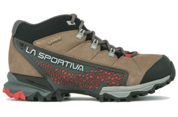 Image of La Sportiva Catalyst Mid GTX Hiking Boot - Women's-Taupe/Berry-Medium-38