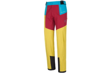 Image of La Sportiva Crizzle Evo Shell Pant - Mens, Moss/Sangria, Extra Small, L76-723320-XS