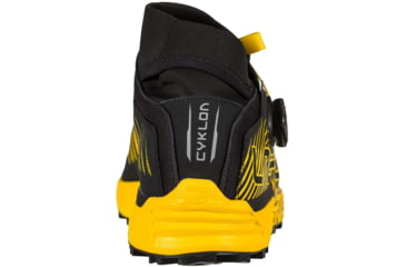 Image of La Sportiva Cyklon Trailrunning Shoes - Mens, Black/Yellow, 45.5, 46W-999100-45.5