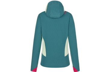 Image of La Sportiva Descender Storm Jacket - Womens, Alpine/Celadon, Large, M37-726727-L