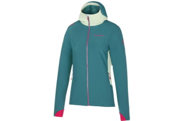 Image of La Sportiva Descender Storm Jacket - Womens, Alpine/Celadon, Large, M37-726727-L