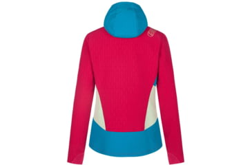 Image of La Sportiva Descender Storm Jacket - Womens, Cerise/Crystal, Large, M37-409635-L