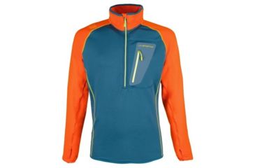 Image of La Sportiva Enterprise Pullover Skimountainnering - Men's, Ocean/Lava, Medium B65-606201-M