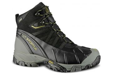 Image of La Sportiva Frost GTX Hiking Boot - Men's-Black/Yellow-Medium-39