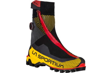 Image of La Sportiva G-Tech Mountaineering Shoes - Men's, Black/Yellow, 41, 31F-999100-41