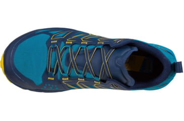 Image of La Sportiva Jackal GTX Running Shoes - Mens, Night Blue/Moss, 42.5, 46J-629723-42.5