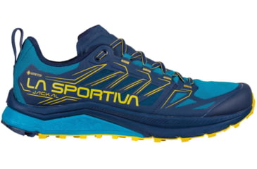 Image of La Sportiva Jackal GTX Running Shoes - Mens, Night Blue/Moss, 42.5, 46J-629723-42.5