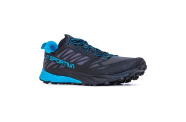 Image of La Sportiva Kaptiva Trailrunning Shoes - Mens, Carbon/Tropic Blue, 43, 36U-900614-43