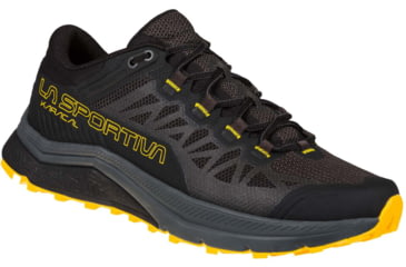 Image of La Sportiva Karacal Trailrunning Shoes - Mens, Black/Yellow, 44.5, 46U-999100-44.5