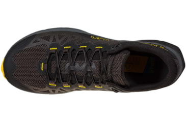 Image of La Sportiva Karacal Trailrunning Shoes - Mens, Black/Yellow, 44.5, 46U-999100-44.5