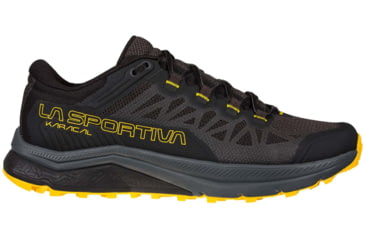 Image of La Sportiva Karacal Running Shoes - Men's, Black/Yellow, 44.5, Medium, 46U-999100-44.5