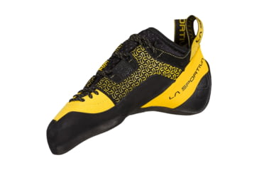 Image of La Sportiva Katana Lace Climbing Shoes - Mens, Yellow/Black, 45.5, ZFCS029-Y00K00-45.5