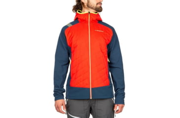 Image of La Sportiva Kopak Hoody - Mens, Poppy/Opal, Extra Large, L17-311618-XL