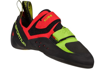 Image of La Sportiva Kubo Climbing Shoes - Mens, Goji/Neon, 40, 30H-314720-40