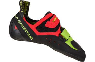 Image of La Sportiva Kubo Climbing Shoes - Mens, Goji/Neon, 44, ZFCS024-R14E20-44