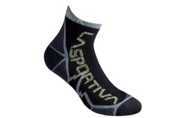 Image of La Sportiva Long Distance Socks, Carbon/Apple Green, Medium, 29S-900705-M