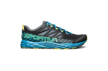 Image of La Sportiva Lycan - Mens, Black/ Tropic Blue, 46, 36K-999614-46