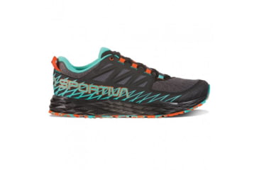 Image of La Sportiva Lycan Trailrunning Shoes - Womens, Black/Aqua, 39, 36L-999615-39