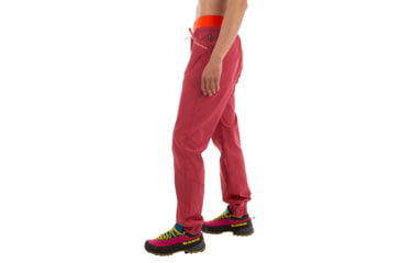 Image of La Sportiva Mantra Pant - Womens, Velvet/Cherry Tomato, Small, O62-323322-S