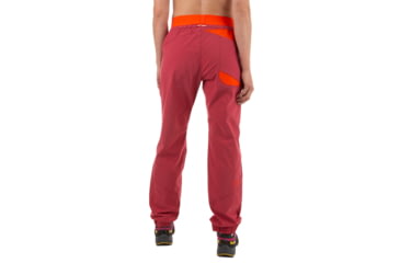Image of La Sportiva Mantra Pant - Womens, Velvet/Cherry Tomato, Small, O62-323322-S
