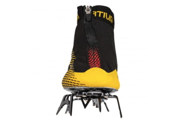 Image of La Sportiva Mega Ice Evo Climbing Shoes - Men's, Black/Yellow, 43, ZFCS031-K00Y00-43