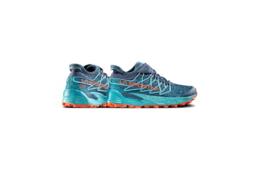 Image of La Sportiva Mutant Running Shoes - Womens, Storm Blue/Cherry Tomato, 41, 56G-639322-41
