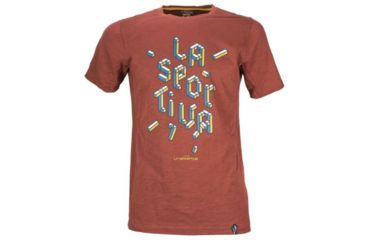 Image of La Sportiva Rubik T-Shirt - Men's, Rust, Large H40-RU-L