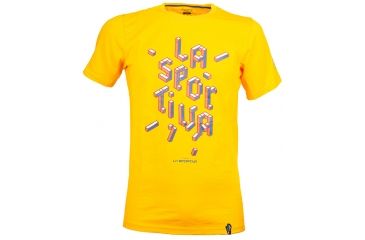 Image of La Sportiva Rubik T-Shirt - Men's-Papaya-Medium